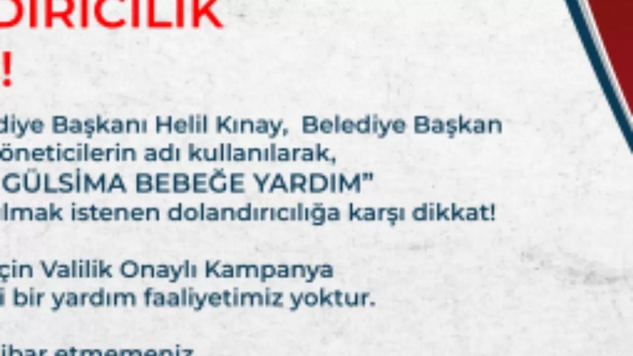 "Dolandırıcılara Karşı Uyarı: Karabağlar Belediyesi'nden Önemli Açıklama!"