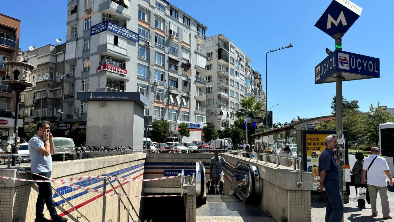 İzmir Metro’sunda yürüyen merdiven arızalandı, 9 kişi yaralandı