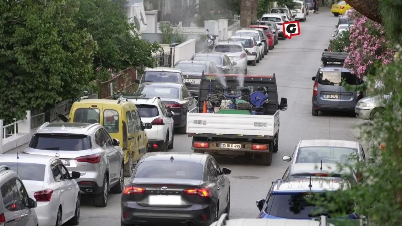 Karabağlar'da 3 Akşam Süren İlaçlama Çalışması Tamamlandı!