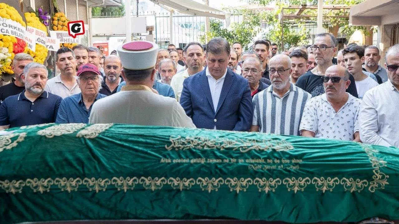 Alsancak'ta Elektrik Akımına Kapılan İnanç Öktemay'ın Son Yolculuğuna Başkan Tugay da Veda Etti