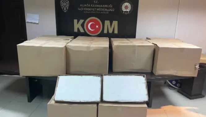 İzmir’de sigara kaçakçılarına operasyon