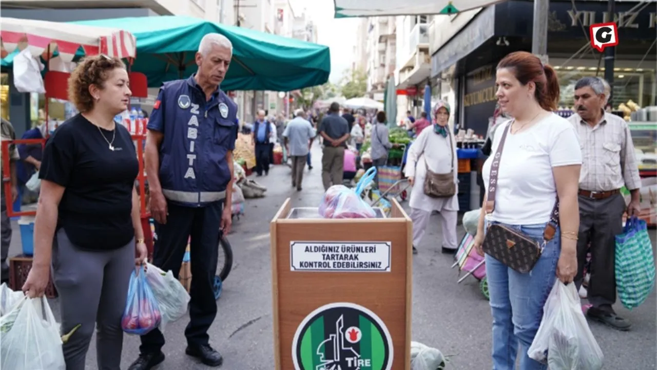 Tire Belediyesi'nden Hassas Tartı Noktaları ile Güvenli Alışveriş İmkanı